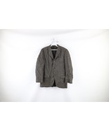 Vtg 60s Mens 40R Wool Harris Tweed 3 Button Suit Coat Blazer Jacket Houn... - £77.97 GBP