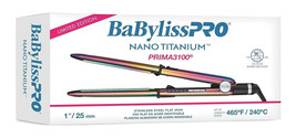 BaBylissPRO Nano Titanium Prima Ionic Hair Straightener, Curl and Straig... - £119.83 GBP