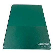 Longaberger Harad Plastic Writing Board Organizer Folder Dark Green Receipts NEW - £7.43 GBP