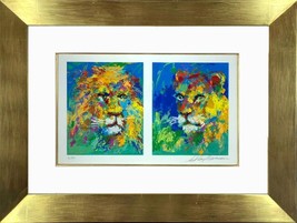 Leroy Neiman Lion and Lioness Hand Signed &amp; Numbered Framed - £2,028.11 GBP