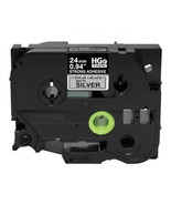 Brother HGES9515PK 0.94 IN X 26.2FT (24MM X 8M), BLK ON MATTE SILVER LAB... - $217.78 CAD