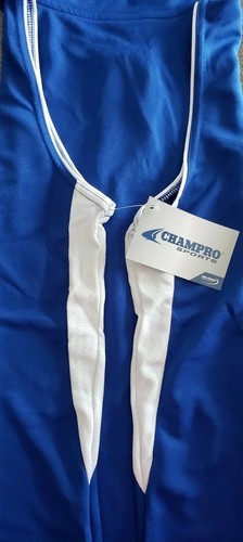 Champro Brand ~ Women's Medium ~ Sleeveless ~ Fastpitch Jersey ~Royal Blue/White Item image 3