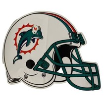 Miami Dolphins Helmet Vinyl Sticker Decal NFL - £6.37 GBP