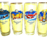 4 Landskron Gorlitz Winterhopfen Xmas Releases German Beer Glasses - £16.19 GBP