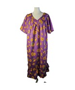Anthony Richards Purple Sunflowers Mumu Dress Size XL New Lightweight SS - $21.05 CAD