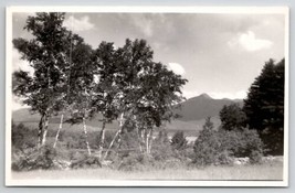 RPPC Mt Chocorua NH Beautiful View from Across the Lake c1940 Postcard J28 - £10.97 GBP