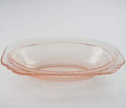 Indiana Glass Recollection Pink Oval Vegetable Bowl 10&quot; Long Vintage Madrid 4854 - £10.99 GBP