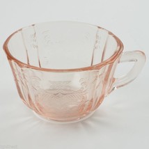 Indiana Glass Recollection Pink Flat Cup 2 3/8&quot; Tall Vintage Tableware Madrid - £5.21 GBP
