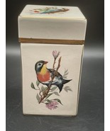 Vtg Rare CARLTON WARE England Trinket Vanity Box BIRDS - $91.39