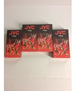 Lot of 4 JVC HIGH PERFORMANCE 120 SX VHS TAPES ~ “NEW” SEALED - £9.94 GBP