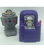 Vintage LOT 2 1993 Bobby&#39;s World To Robot Chair McDonalds Happy Meal Toy - £5.65 GBP