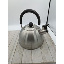 Vintage Copco Stainless Steel Whistling Tea Kettle Tea Pot 1013 - $9.96