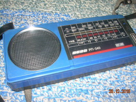 Vintage Soviet Russian USSR  Portable UKW LW AM Radio VEGA RP 240 For Re... - $19.79