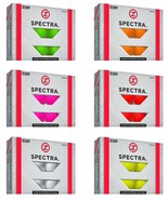 Zero Friction Spectra Golf Balls, White, Lime, Red, Orange, Yellow or Pi... - $33.24 CAD+