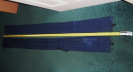 TWO vintage canvas cotton FISHING ROD Cloth Bags DAIWA + GRAPHIT 72&quot;L x ... - £15.80 GBP