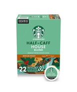Starbucks Half-Caff House Blend Coffee 22 to 132 Count K cups Choose Any... - £23.44 GBP+