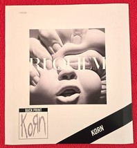 KORN Requiem Hot Topic T-SHIRT DISPLAY STORE POSTER Heavy Metal Rock RARE - $24.74