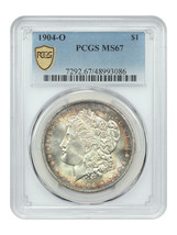 1904-O $1 PCGS MS67 - $4,074.00