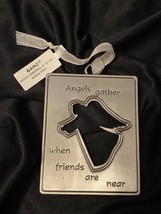 Angel Ornament, &quot;Angels gather when friends are near&quot;, by Ganz NEW - £11.67 GBP