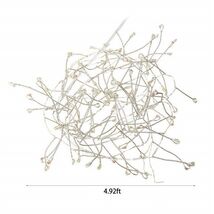 5Ft Firecracker Plug in Fairy Lights - 50LED Warm White Cluster String - $9.99