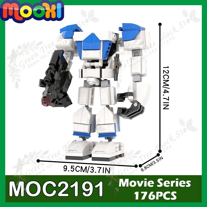 MOC2191 176PCS Sci-Fi Movie Series Clone Mecha Building Blocks Action Figure - £14.15 GBP+