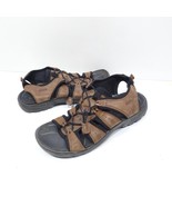 Ecco Receptor Tech Sport Sandals Men Size 47 US 13-13.5 Brown Leather Co... - $36.91 CAD