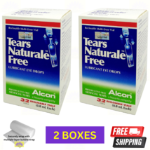 2 X Alcon Tears Naturale Free 32 Vials (0.8ml/each) Lubricant Dry Eye Drops - £35.15 GBP