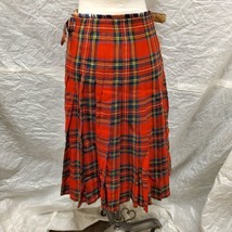 Women&#39;s Red Plaid Skirt/Kilt - £30.92 GBP