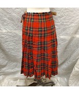 Women&#39;s Red Plaid Skirt/Kilt - £31.14 GBP