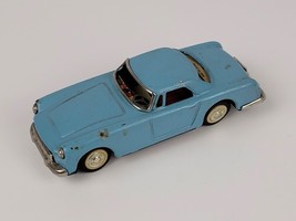 Vintage Tin Litho 1950&#39;s Blue Ferrari Toy Friction Car Made in Japan Good Cond - £63.28 GBP