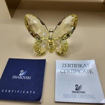 Swarovski Brilliant Large Butterfly Jonquil Yellow Figurine # 855690 - $201.95