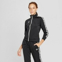 Umbro Athletic Jacket Women&#39;s XS Full Zip Black Track Soccer/Volleyball Fitted - £9.49 GBP