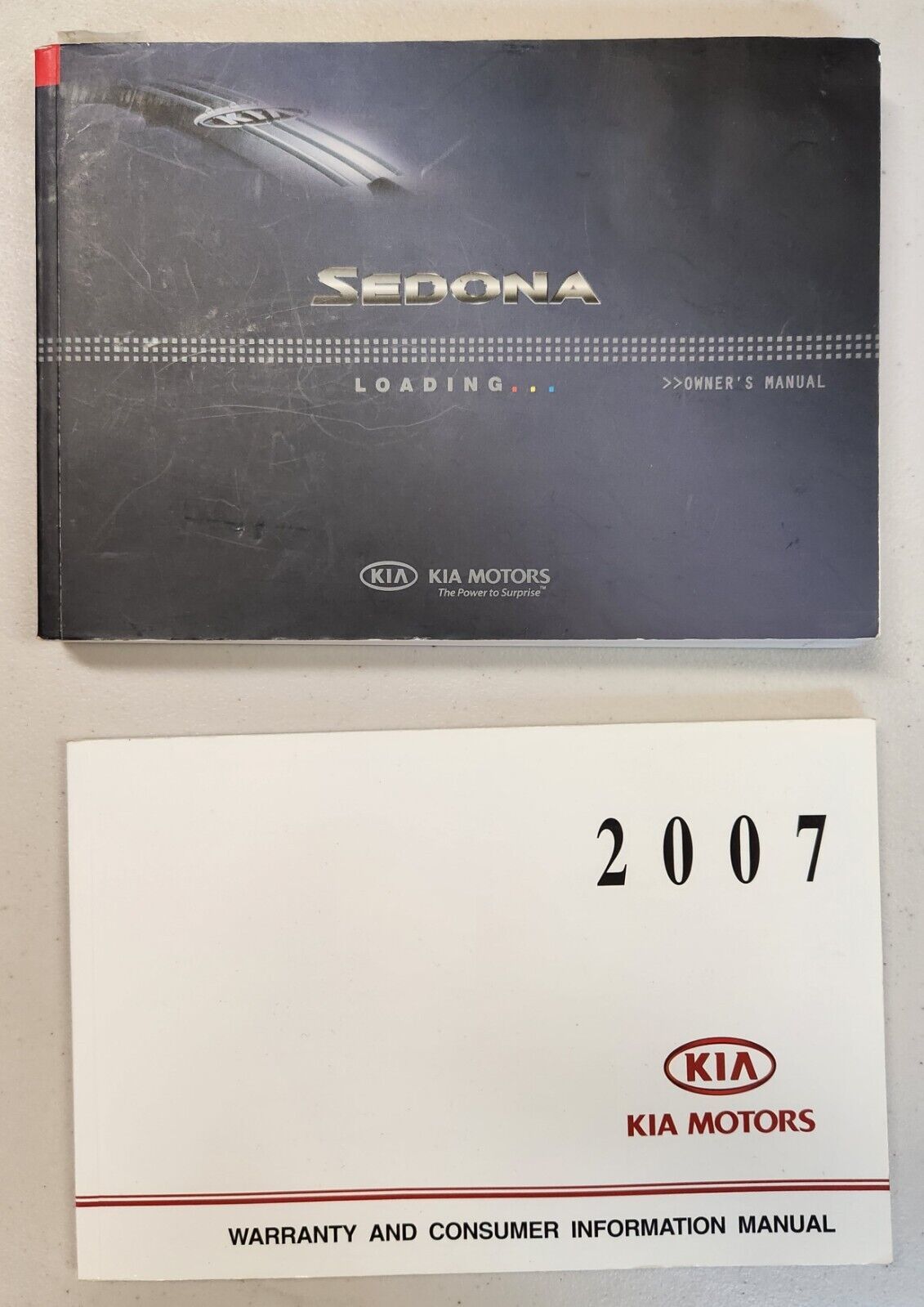 2007 KIA SEDONA Factory Owners Manual & Consumer Information Very Good Condition - £12.67 GBP