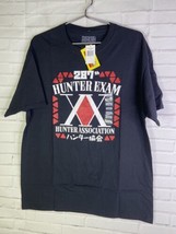 Hunter x Hunter 287th Exam Graphic Print Short Sleeve Tee T-Shirt Men&#39;s Size L - £16.34 GBP