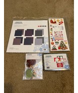 Creative Memories 4pc SET: &quot;Christmas Cheer&quot; 12x12 Paper-Stickers-Embell... - £27.44 GBP