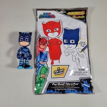 PJ Masks Lot Color &amp; Activity Kit 25 Stickers Fun Book New and Action Figure - £9.11 GBP