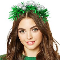 St Patricks Day Headband Dsico Ball Headbands Saint Patrick Hair Hoops Hair Acce - £19.06 GBP
