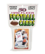 Fleer 1990 Football Premier Edition Jumbo Pack Testaverde/Jordan Jumbo Pack - $8.90