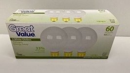 Great Value 3 White Hslogen Globes 3 Pack 40W New - £7.86 GBP