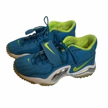 Nike Air Zoom Men Size 9M Blue Green  Athletic Lace Sneaker Basketball Shoes - £35.03 GBP