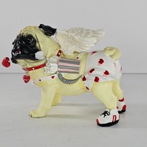 Pugnacious Pug Cupid Dog Figurine Valentine&#39;s Day Arrow Love Westland Gi... - $199.00