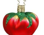 Inge Glas Tomato Food German Glass Christmas Tree Ornament Decoration FR... - $33.98