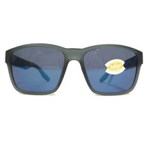 Costa Sunglasses Paunch 06S9049 904905 Matte Gray Frames with Blue Lenses - £77.48 GBP