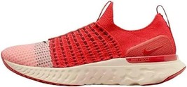 Nike React Phantom Run Flyknit 2 Men&#39;s Running Shoes, Siren Red/Pearl White/Red  - £98.62 GBP