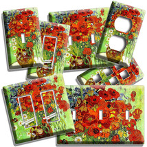 Van Gogh Red Poppies Daisies Flowers Vase Light Switch Outlet Wall Plates Hd Art - £13.10 GBP+