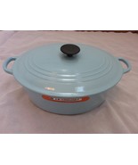 Le Creuset Cast Iron Oval Dutch Oven 9.5 Quart Sky Blue $525 - £302.42 GBP