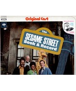 The Sesame Street Book &amp; Record Album  Original Cast Columbia Stereo Rec... - $110.63 MXN