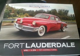 Auctions America Fort Lauderdale April 3-16 2016 Automobile Cars CATALOG - £8.09 GBP