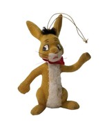 Vintage Disney Productions Christmas Ornament Rabbit Flocked Pooh Friend... - £11.72 GBP