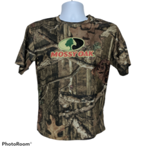 Mossy Oak Boys Brown Camouflage T-Shirt XL Hunting Fishing Outdoors Short Sleeve - £15.57 GBP